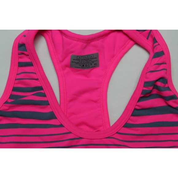 Athleta XS Hot Pink and Gray Workout Tank - Picture 2 of 4